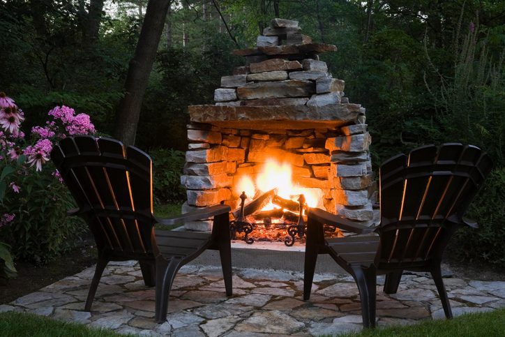 Enhance Your Home by Adding an Outdoor Fireplace or Fire Pit